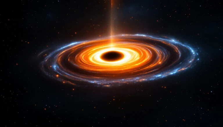 Ces trous noirs géants n'auraient jamais dû exister si tôt après le Big Bang. Image générée par IA.