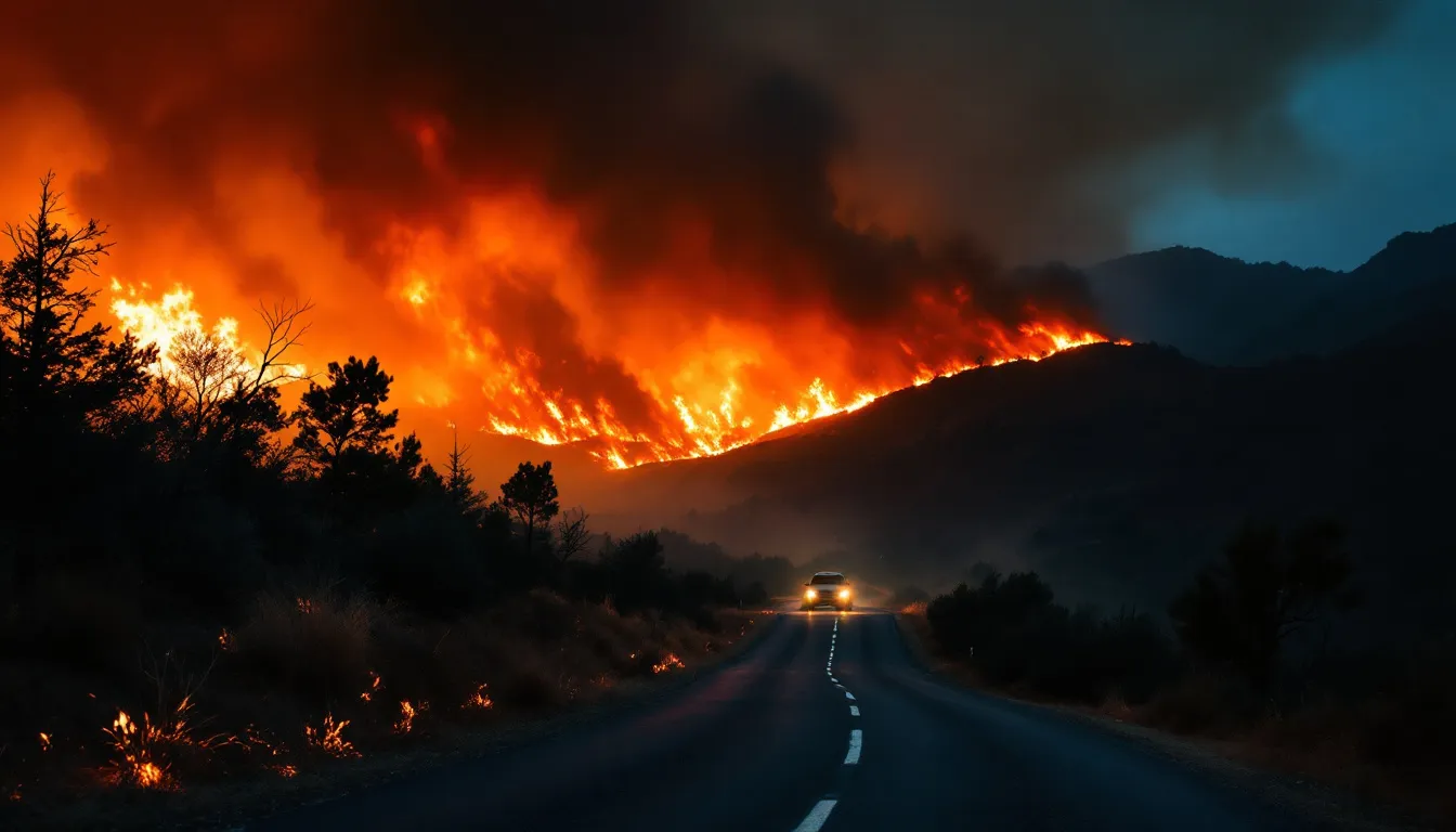 En Andalousie, l&rsquo;incendie a rattrapé ceux qui fuyaient