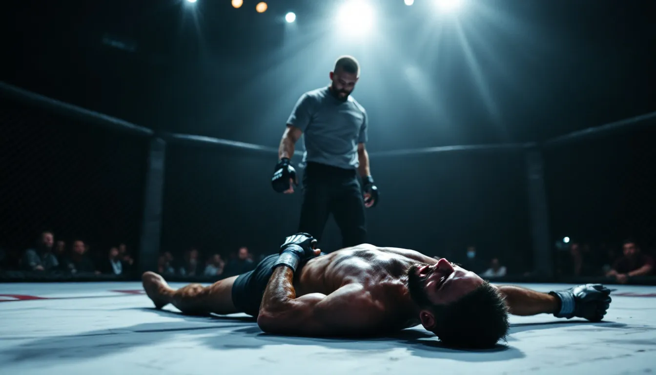 McGregor s&rsquo;effondre en 69 secondes, trahi par son propre genou