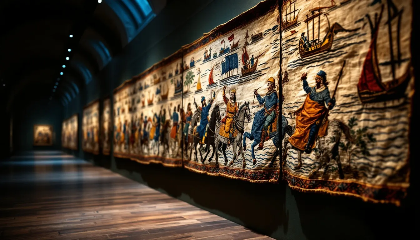 Trop fragile pour voyager, la tapisserie de Bayeux est quand même à Londres